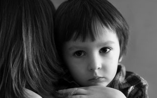 picture of a child experiencing homelessness